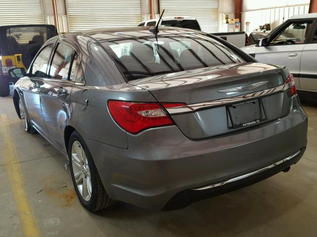 1C3CCBAB7CN295495 - 2012 CHRYSLER 200 LX CHARCOAL photo 3