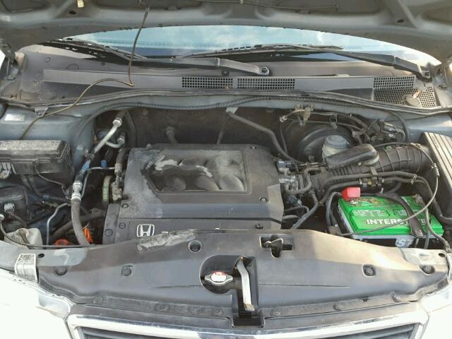 2HKRL18611H527028 - 2001 HONDA ODYSSEY EX GRAY photo 7