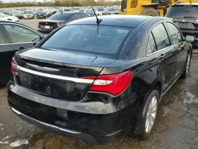 1C3CCBBG2EN106412 - 2014 CHRYSLER 200 BLACK photo 4