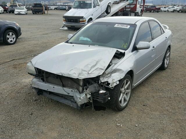 1YVHP80C575M54694 - 2007 MAZDA 6 SILVER photo 2