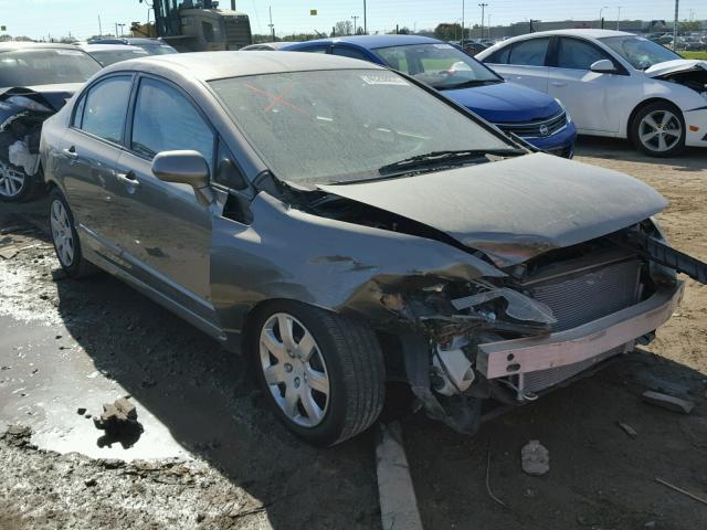 1HGFA15508L007219 - 2008 HONDA CIVIC LX GRAY photo 1