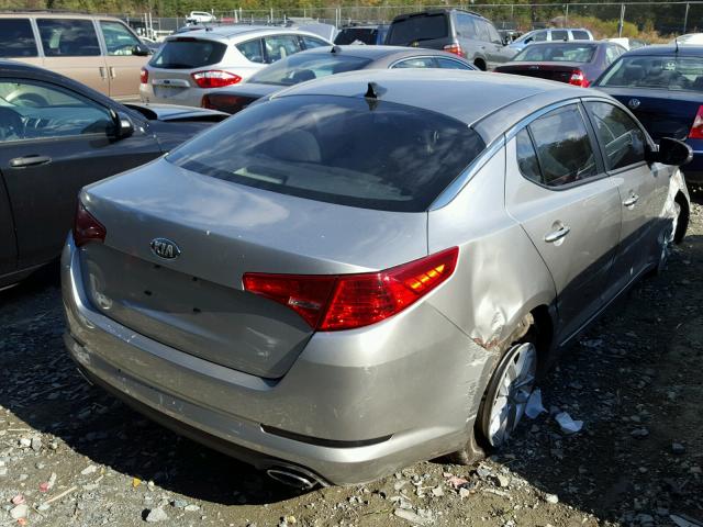 KNAGM4A73D5382049 - 2013 KIA OPTIMA LX GOLD photo 4