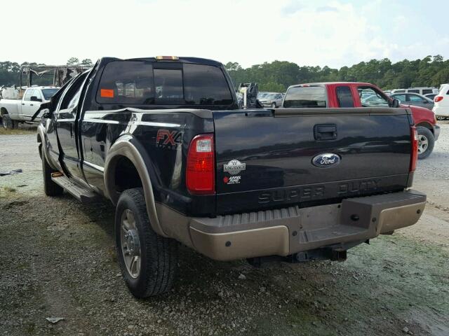 1FT8W3BT1CEC00158 - 2012 FORD F350 SUPER BLACK photo 3