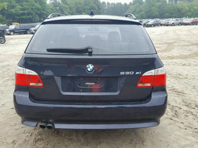 WBANN73567CN05036 - 2007 BMW 530 XIT BLUE photo 9