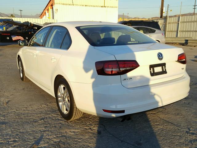 3VW2B7AJ6HM214418 - 2017 VOLKSWAGEN JETTA S WHITE photo 3