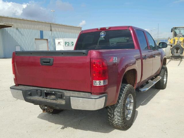 3GTEK13MX7G512200 - 2007 GMC NEW SIERRA MAROON photo 4