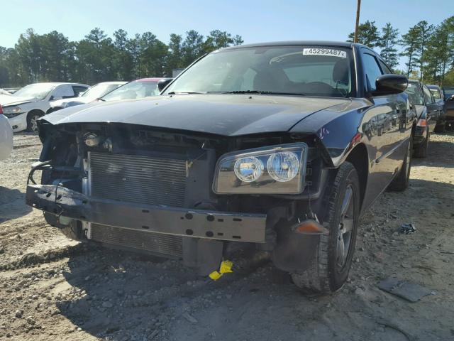 2B3CA3CV6AH165231 - 2010 DODGE CHARGER SX BLACK photo 2