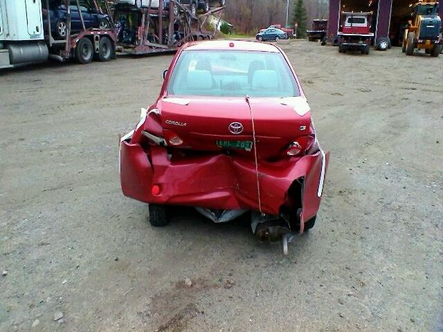 JTDBL40E299076184 - 2009 TOYOTA COROLLA BA RED photo 9