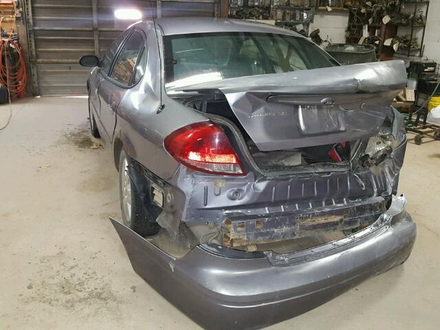 1FAFP53U46A104310 - 2006 FORD TAURUS SE GRAY photo 3