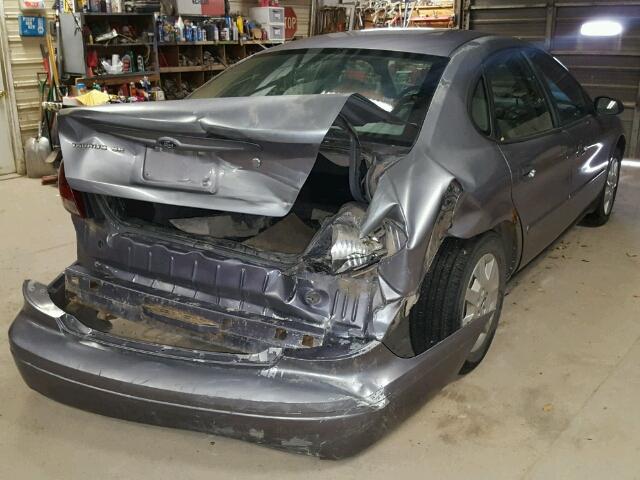 1FAFP53U46A104310 - 2006 FORD TAURUS SE GRAY photo 4