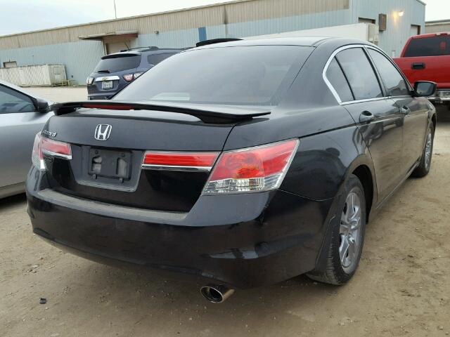 1HGCP2F41BA149949 - 2011 HONDA ACCORD LXP BLACK photo 4