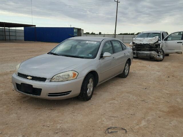 2G1WT58K669116685 - 2006 CHEVROLET IMPALA LT SILVER photo 2