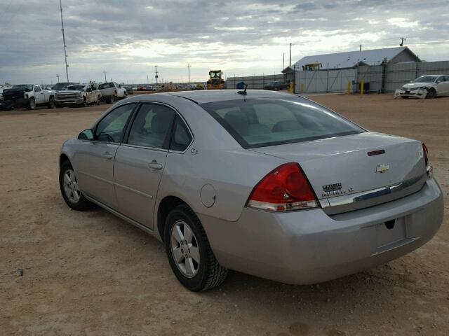 2G1WT58K669116685 - 2006 CHEVROLET IMPALA LT SILVER photo 3