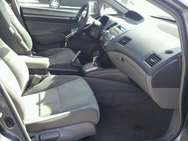 19XFA1F85AE080432 - 2010 HONDA CIVIC EX GRAY photo 5