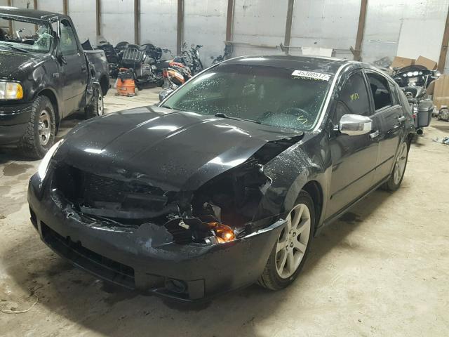 1N4BA41E48C829936 - 2008 NISSAN MAXIMA SE BLACK photo 2