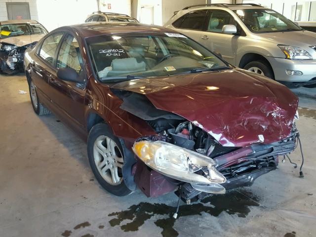 2B3AD56J31H658237 - 2001 DODGE INTREPID E MAROON photo 1