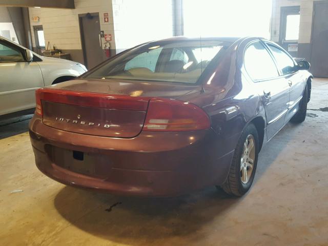 2B3AD56J31H658237 - 2001 DODGE INTREPID E MAROON photo 4