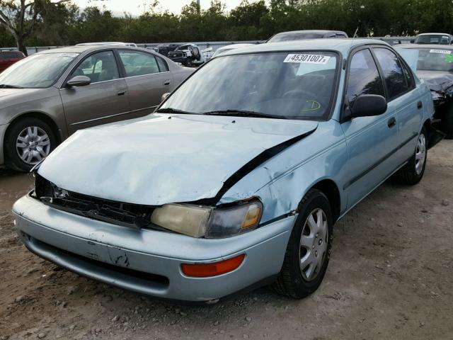 JT2AE09B2R0078652 - 1994 TOYOTA COROLLA LE BLUE photo 2