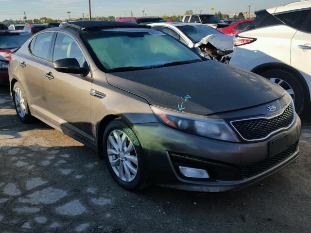 5XXGN4A79EG315226 - 2014 KIA OPTIMA GRAY photo 1