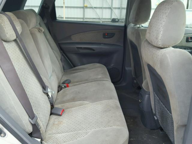 KM8JN12D75U193500 - 2005 HYUNDAI TUCSON GLS SILVER photo 6