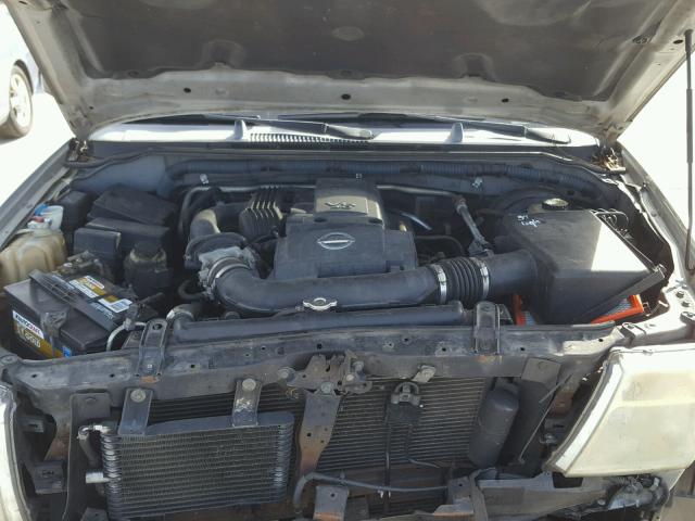 5N1AR18U27C630579 - 2007 NISSAN PATHFINDER SILVER photo 7