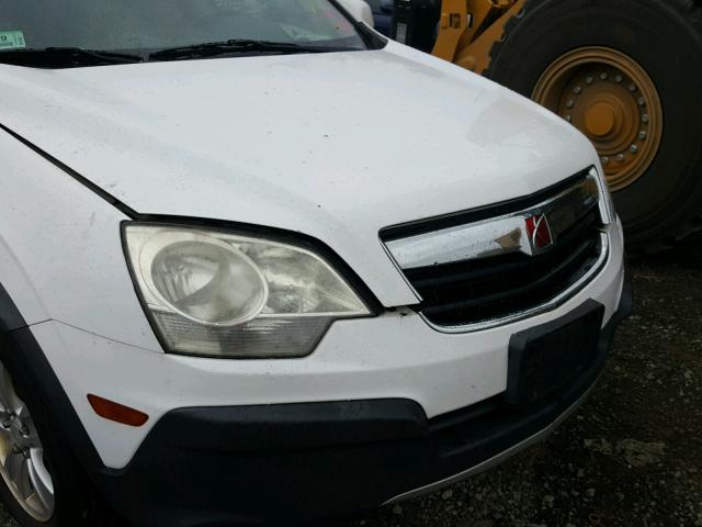 3GSCL33P48S512738 - 2008 SATURN VUE XE WHITE photo 9