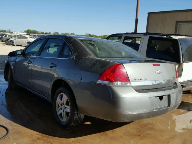 2G1WB58KX81296936 - 2008 CHEVROLET IMPALA LS GRAY photo 3