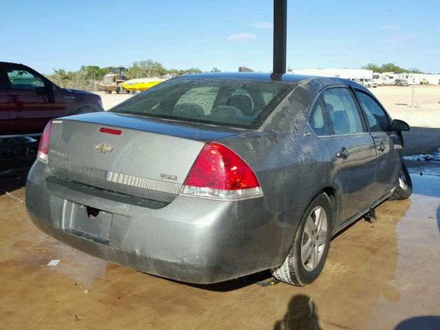 2G1WB58KX81296936 - 2008 CHEVROLET IMPALA LS GRAY photo 4