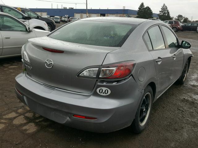 JM1BL1UF9C1532852 - 2012 MAZDA 3 I GRAY photo 4