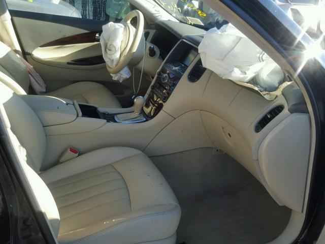 JN1AJ0HR2BM850957 - 2011 INFINITI EX35 BASE BLACK photo 5