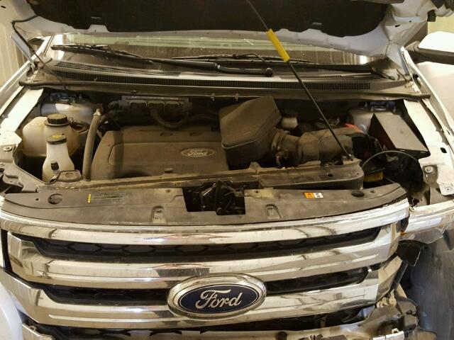 2FMDK4JC1BBA92356 - 2011 FORD EDGE WHITE photo 7