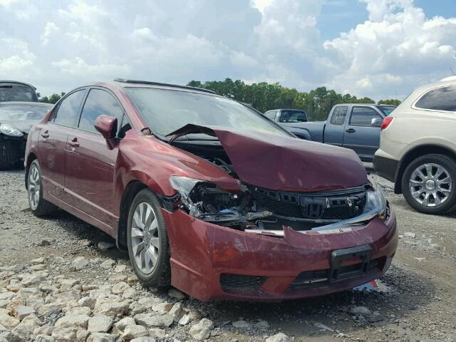 2HGFA1F98AH528080 - 2010 HONDA CIVIC EXL 栗色 照片 1