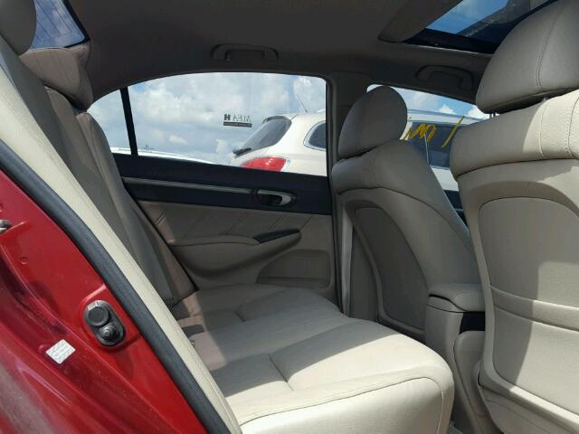 2HGFA1F98AH528080 - 2010 HONDA CIVIC EXL 栗色 照片 6