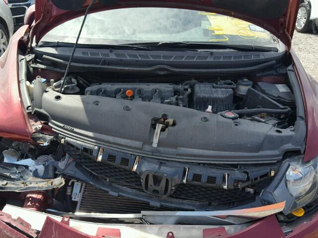 2HGFA1F98AH528080 - 2010 HONDA CIVIC EXL 栗色 照片 7