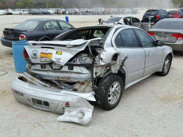 1G2NE52F14M543379 - 2004 PONTIAC GRAND AM S 银色 照片 4