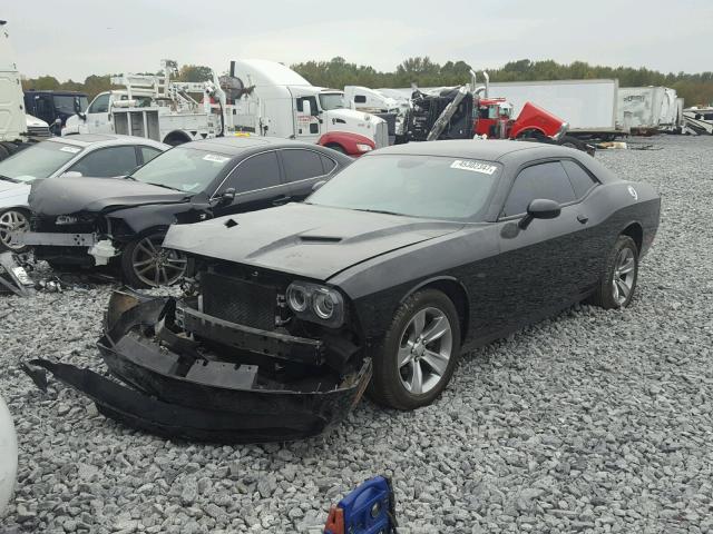 2C3CDZAG6FH888537 - 2015 DODGE CHALLENGER BLACK photo 2