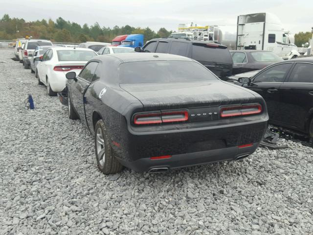 2C3CDZAG6FH888537 - 2015 DODGE CHALLENGER BLACK photo 3