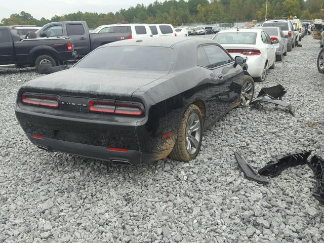 2C3CDZAG6FH888537 - 2015 DODGE CHALLENGER BLACK photo 4