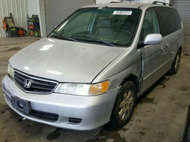 5FNRL18903B087556 - 2003 HONDA ODYSSEY EX SILVER photo 2