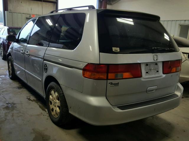 5FNRL18903B087556 - 2003 HONDA ODYSSEY EX SILVER photo 3