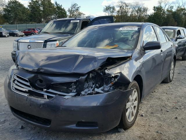 4T1BB46K09U076239 - 2009 TOYOTA CAMRY HYBR GRAY photo 2