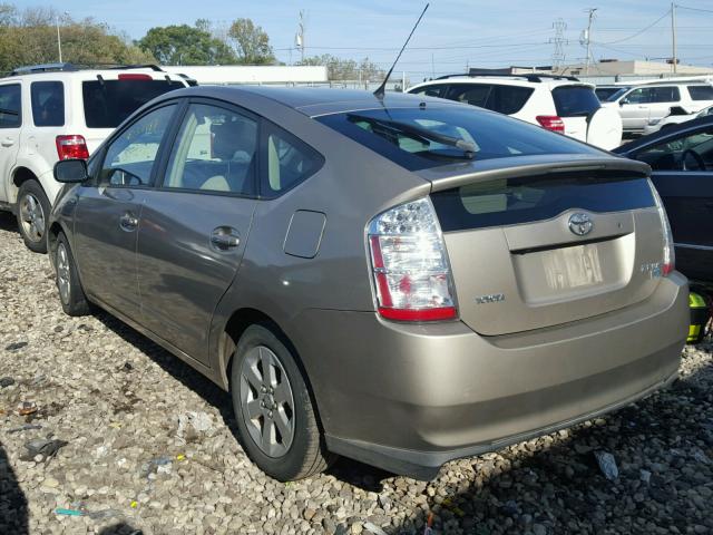 JTDKB20U667518177 - 2006 TOYOTA PRIUS GOLD photo 3