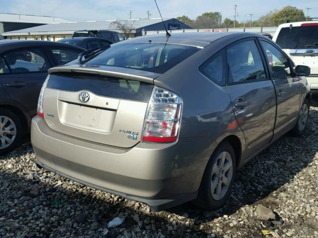 JTDKB20U667518177 - 2006 TOYOTA PRIUS GOLD photo 4