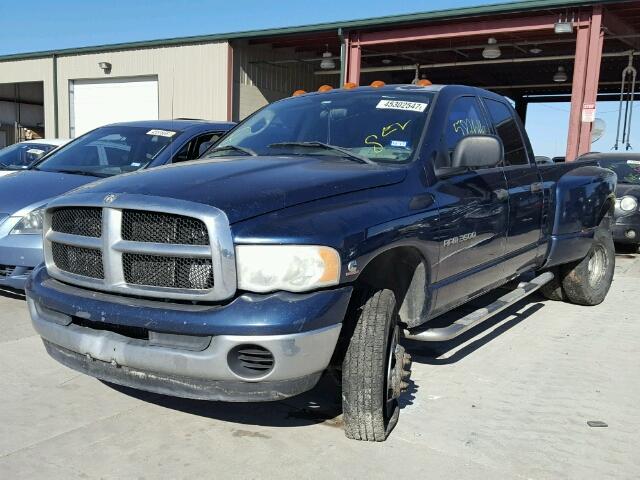 3D7MU48C34G105568 - 2004 DODGE RAM 3500 S BLUE photo 2