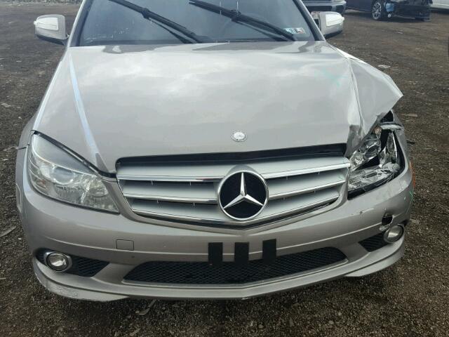 WDDGF81X39F216495 - 2009 MERCEDES-BENZ C 300 4MAT GRAY photo 9