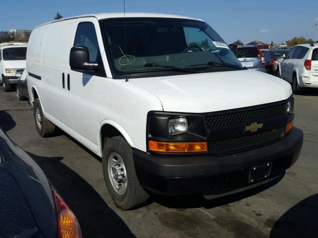 1GCWGFCA4E1205819 - 2014 CHEVROLET EXPRESS G2 WHITE photo 1