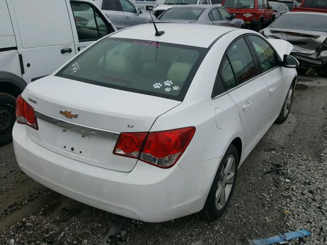 1G1PE5SB4E7336897 - 2014 CHEVROLET CRUZE LT WHITE photo 4