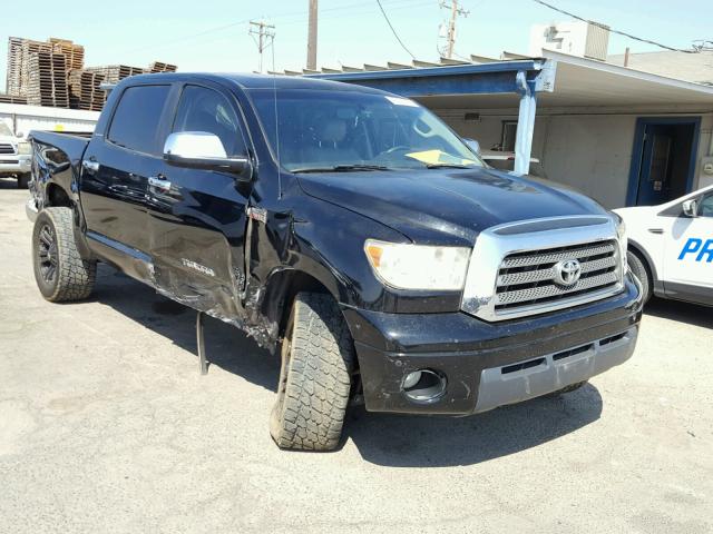 5TFEV58108X038039 - 2008 TOYOTA TUNDRA CRE BLACK photo 1