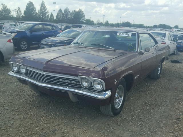 166375L131805 - 1965 CHEVROLET IMPALA  SS MAROON photo 2