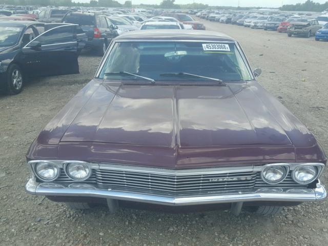 166375L131805 - 1965 CHEVROLET IMPALA  SS MAROON photo 9